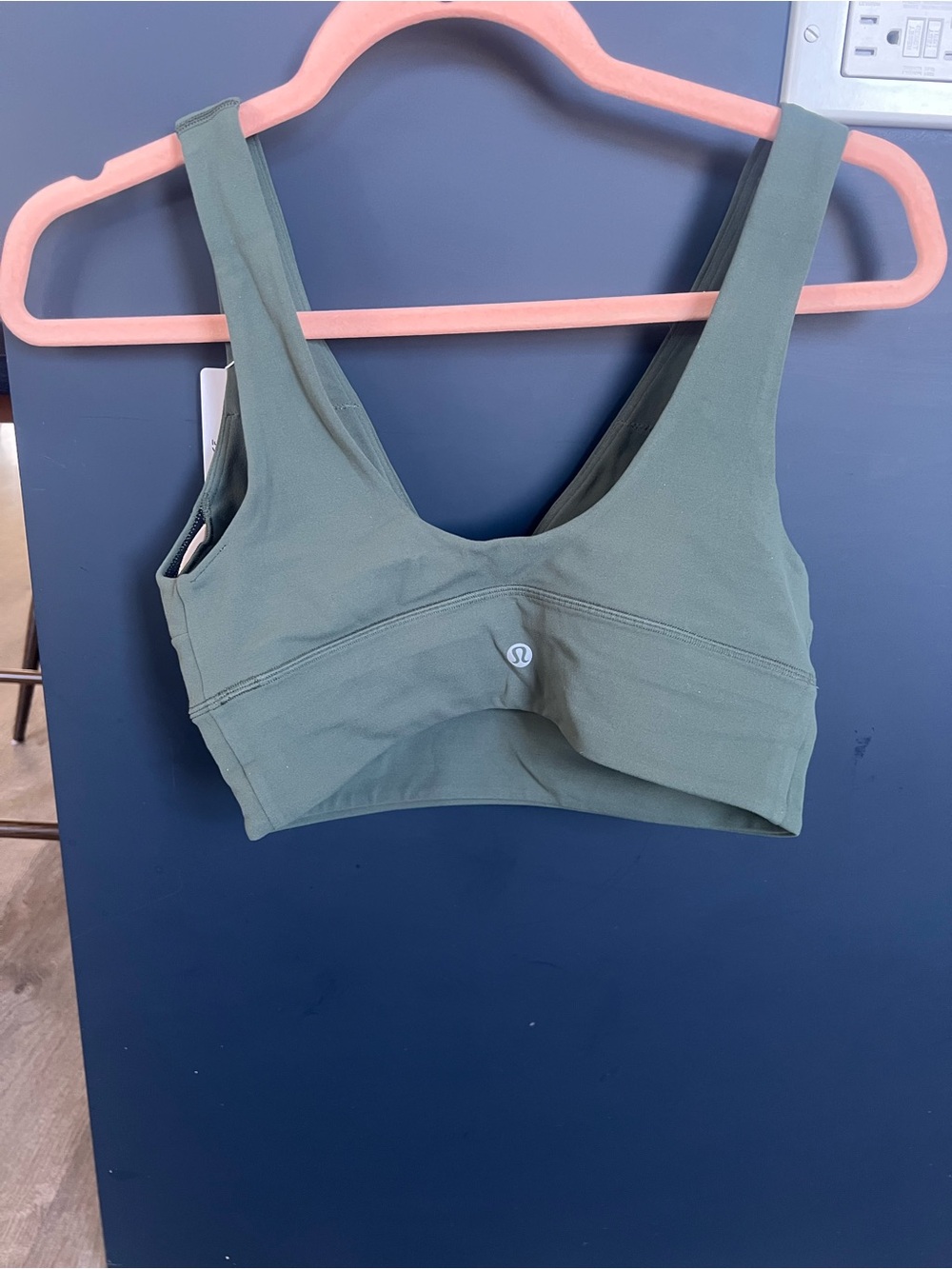 lululemon Align™ V-Neck Bra C/D (NWT) in Dark Forest (Green/Greyish) - Picture 7 of 13